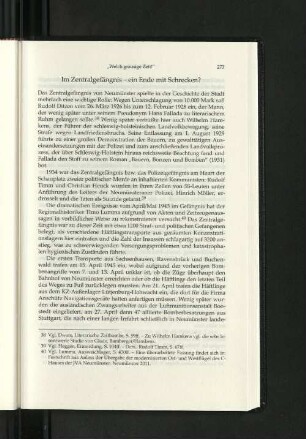 Im Zentralgefängnis-ein Ende mit Schrecken?