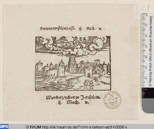 Himmelszeichen über Jerusalem