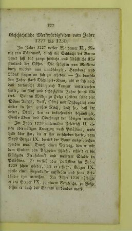 Geschichtliche Merkwuerdigkeiten vom Jahre 1227 bis 1230