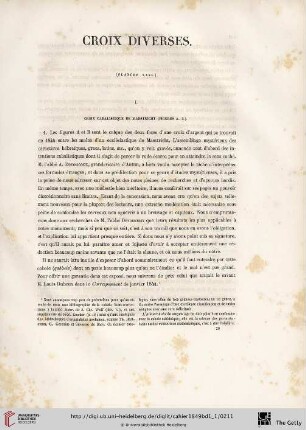 Croix diverses