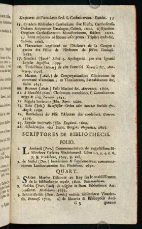 53-55, Scriptores De Bibliothecis.