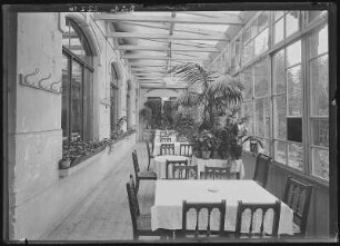 Kamenz. Hutberg - Hotel, Veranda