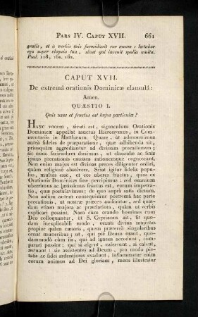 661-664, Caput XVII. De extremâ orationis Dominicae clausulâ.