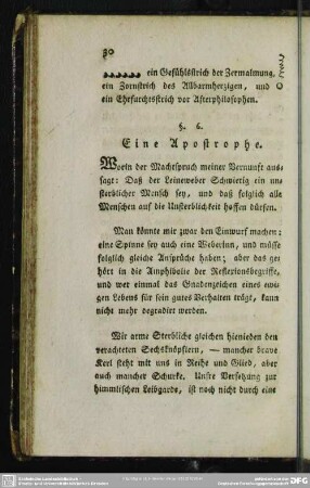 §. 6. Die Apostrophe