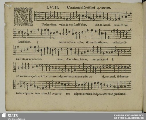 LVIII. Misericordiam volo