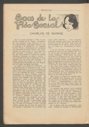 Charlas de Mariné
