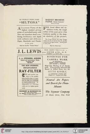 Herbert & Huesgen Co. [Steinheil Instantaneous Ray-Filter]