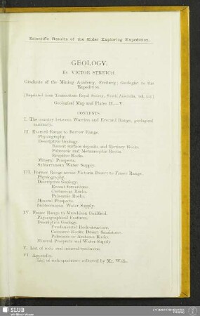 Geology