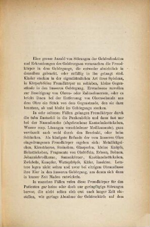 Ueber Fremdkörper im Ohre : Inaug.-Diss.