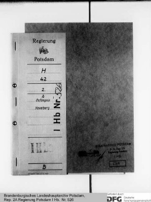 Unterhaltung des Gefängnisses in Havelberg