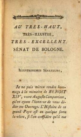 La Vie du Pape Benoit XIV. Prosper Lambertini