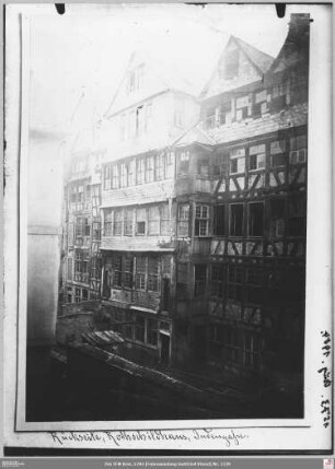 Rückseite des Rothschildhauses in der Judengasse 148