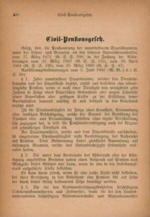 Civil-Pensionsgesetz.