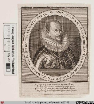 Bildnis Ambrogio Spinola, marqués de los Balbases