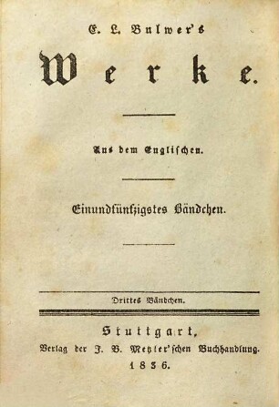 Rienzi : der letzte Tribun ; ein Roman ; in sieben Bändchen, 3