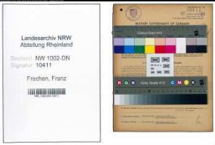 Entnazifizierung Franz Frechen, geb. 07.04.1894 (Justizangest.)