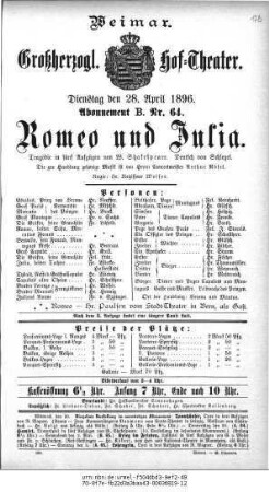 Romeo und Julia