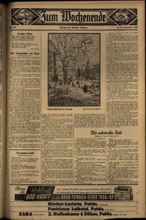 Zweite Ausgabe vom Sonntag, den 13. Dezember 1936.