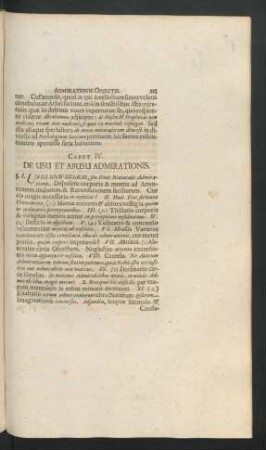 Caput IV. De Usu Et Abusu Admirationis.