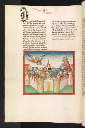 David betet angesichts des Racheengels über Jerusalem zu Gott