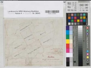 Schöppingen (Schöppingen), Teilung der Ebbinghoffer Gemeinheit, Bl.1 Brouillonkarte Bredel