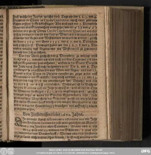 Von Finsternissen dieses 1601. Jahrs.