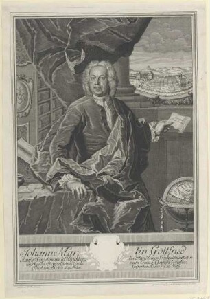Bildnis des Johann Martin Gottfried