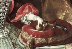 Kaiserin Maria Theresia im ungarischen Krönungsornat