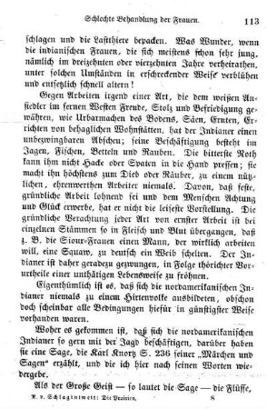 Schlechte Behandlung der Frauen.