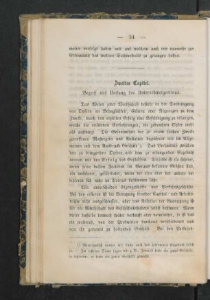 Zweites Capitel. Begriff und Umfang des Unternehmergewinns