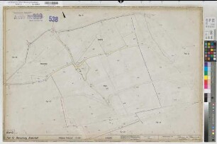 Grafschaft (Schmallenberg), Umlegung Grafschaft, Bl.12 Zuteilungskarte Flur 12