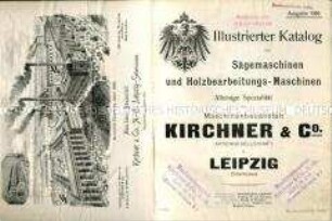 Katalog über Sägemaschinen und Holzbearbeitungs-Maschinen