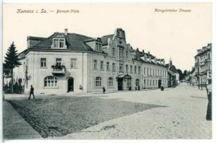 Kamenz. Böhmisch-Platz - Königsbrücker Straße
