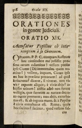316-338, Orationes in genere Judiciali