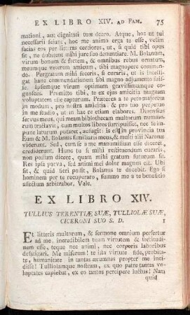Ex Libro XIV. ad Fam. - Ex Libro XVI. ad Fam.