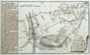 WHK 32 Krieg mit Frankreich 1792-1805: Plan des Gefechts bei Bouvines zwischen den Alliierten und den Franzosen, 17. Mai 1794