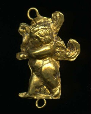 Schatzfund von Palaiokastron – Applik in Form eines Eros mit Tänie (?)