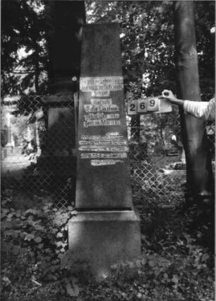 Grabstein 269 [Hahn S. 61 Grab-Nr. 175]