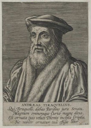 Bildnis des Andraeas Tiraqvellvs