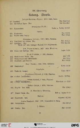 III. Abteilung (Nr. 671-1069)