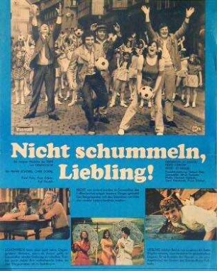 Nicht schummeln, Liebling!