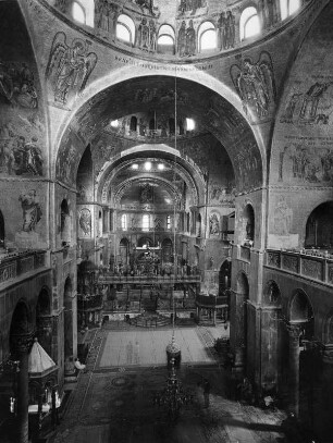 Venedig. Markusdom (Basilica di San Marco) (976-1094). Inneres