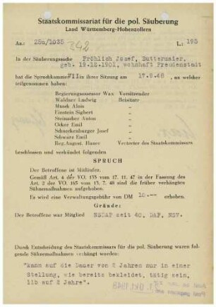 Fröhlich, Josef