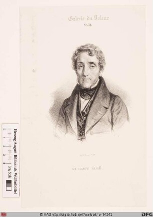 Bildnis Louis-Mathieu (comte de) Molé