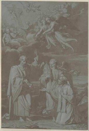 Papst Pius VII. zu Füßen des heiligen Petrus