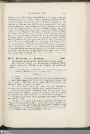 1002. [1792, Dezember 28. Dresden]