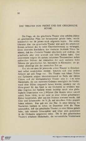 49: Das Theater von Priene und die griechische Bühne