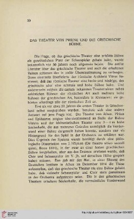 49: Das Theater von Priene und die griechische Bühne