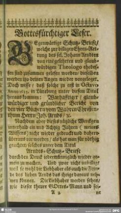 Gottesfürchtiger Leser