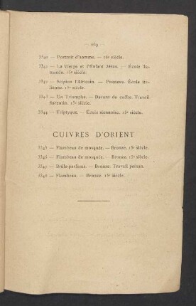 Cuivres d'orient
